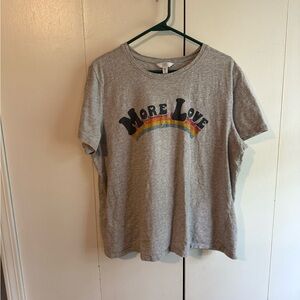 Time and Tru Heather Gray Tee